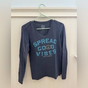 Villanova Life Is Good Brand Long Sleeve